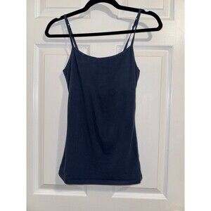 SO Blue Cami Tank Top with Built in Bra Size S
